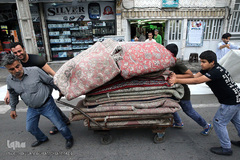 سفره افطاری هیئت حضرت ابوالفضل(ع) بلوار ابوذر تهران