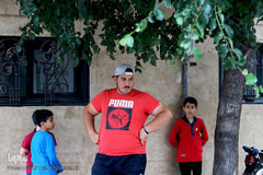 سفره افطاری هیئت حضرت ابوالفضل(ع) بلوار ابوذر تهران