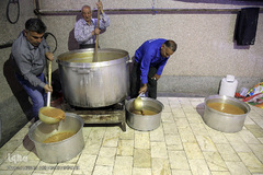 سفره افطاری هیئت حضرت ابوالفضل(ع) بلوار ابوذر تهران