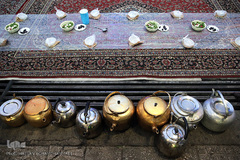 سفره افطاری هیئت حضرت ابوالفضل(ع) بلوار ابوذر تهران