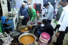 سفره افطاری هیئت حضرت ابوالفضل(ع) بلوار ابوذر تهران