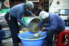 سفره افطاری هیئت حضرت ابوالفضل(ع) بلوار ابوذر تهران