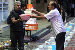 سفره افطاری هیئت حضرت ابوالفضل(ع) بلوار ابوذر تهران