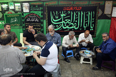 سفره افطاری هیئت حضرت ابوالفضل(ع) بلوار ابوذر تهران