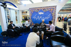 غرفه جهاد دانشگاهی و خبرگزاری ایکنا در سومین روز نمایشگاه قرآن