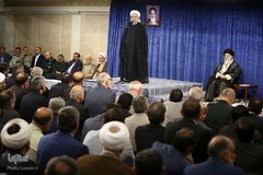 دیدار مسئولان نظام با رهبر انقلاب