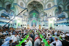 مراسم جزء خوانی حرم حضرت عبدالعظیم حسنی (س)