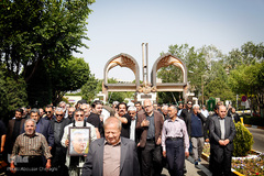 تشییع پیکر سید مصطفی موسوی