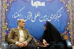 غرفه خبرگزاری ایکنا در هشتمین روز بیست و ششمین نمایشگاه قرآن کریم