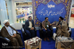 غرفه ایکنا در دهمین روز نمایشگاه بین المللی قرآن کریم