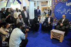 غرفه خبرگزاری ایکنا در یازدهمین روز نمایشگاه بین المللی قرآن کریم