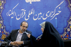 غرفه خبرگزاری ایکنا در یازدهمین روز نمایشگاه بین المللی قرآن کریم