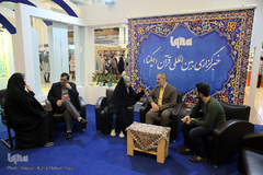 غرفه خبرگزاری ایکنا در یازدهمین روز نمایشگاه بین المللی قرآن کریم