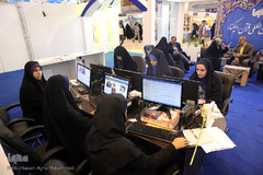 غرفه خبرگزاری ایکنا در یازدهمین روز نمایشگاه بین المللی قرآن کریم