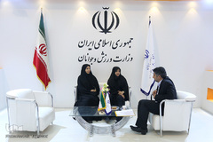 میهمانان غرفه خبرگزاری ایکنا در سیزدهمین روز نمایشگاه قران کریم