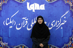 میهمانان غرفه خبرگزاری ایکنا در سیزدهمین روز نمایشگاه قران کریم