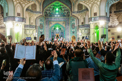 احیا شب نوزدهم ماه مبارک رمضان در حرم سیدالکریم(ع)