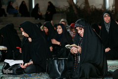 احیای شب بیست و سوم ماه مبارک رمضان در دانشگاه تهران
