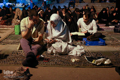 احیای شب بیست و سوم ماه مبارک رمضان در دانشگاه تهران
