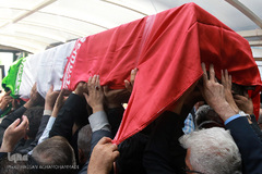 مراسم تشییع پیکر مرحوم حجت الاسلام «احمد احمدی» عضو  فقید شورای عالی انقلاب فرهنگی