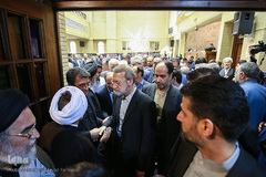 علی لاریجانی در مراسم یادبود حجت الاسلام احمد احمدی