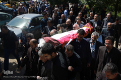 مراسم تشییع پیکر مرحوم «محمد امین قانعی راد» رئیس سابق انجمن جامعه‌شناسی ایران