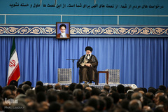 دیدار رئیس و نمایندگان مجلس شورای اسلامی با رهبر انقلاب