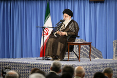 دیدار رئیس و نمایندگان مجلس شورای اسلامی با رهبر انقلاب