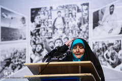 قرائت اسامی شهدا هفتم تیر توسط دختر شهید حجت الاسلام سیدمحمدتقی حسینی طباطبائی