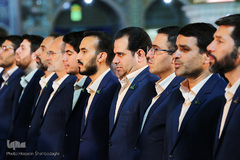 ضبط اجرای گروه تواشیح محمد رسول الله(ص) در حرم حضرت معصومه(س)‎