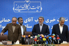 نشست رسانه ای رحمانی فضلی، وزیر کشور