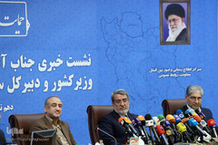 نشست رسانه ای عبدالرضا رحمانی فضلی، وزیر کشور