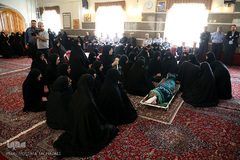 مراسم تشییع پیکر خادم القرآن مرحوم «غفور آقازاده سلطانی» بنیان‌گذار دارتحفیظ القرآن الکریم