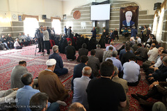 مراسم تشییع پیکر خادم القرآن مرحوم «غفور آقازاده سلطانی» بنیان‌گذار دارتحفیظ القرآن الکریم