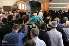 مراسم تشییع پیکر خادم القرآن مرحوم «غفور آقازاده سلطانی» بنیان‌گذار دارتحفیظ القرآن الکریم