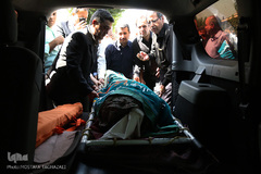 مراسم تشییع پیکر خادم القرآن مرحوم «غفور آقازاده سلطانی» بنیان‌گذار دارتحفیظ القرآن الکریم