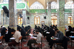 مرحله استانی بخش معارفی چهل و یکمین دوره مسابقات سراسری قرآن کریم در آستان مقدس امامزاده حسن(ع) تهران