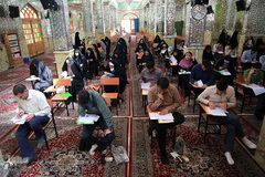 مرحله استانی بخش معارفی چهل و یکمین دوره مسابقات سراسری قرآن کریم در آستان مقدس امامزاده حسن(ع) تهران