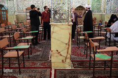 مرحله استانی بخش معارفی چهل و یکمین دوره مسابقات سراسری قرآن کریم در آستان مقدس امامزاده حسن(ع) تهران