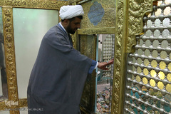 مراسم غبارروبی حرم مطهر امامزاده حسن حسنی(ع)