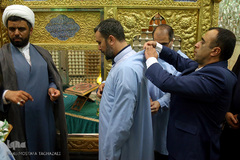 مراسم غبارروبی حرم مطهر امامزاده حسن حسنی(ع)