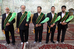 مراسم غبارروبی حرم مطهر امامزاده حسن حسنی(ع)