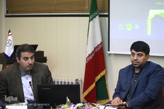 عیسی علیزاده، معاون فرهنگی جهاد دانشگاهی و سید محمد جواد شوشتری، رییس سازمان قرآنی دانشگاهیان کشور 