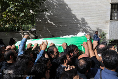 تشییع پیکر آیت الله آقا مرتضی تهرانی