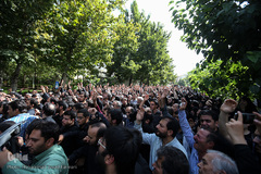 تشییع پیکر آیت الله آقا مرتضی تهرانی