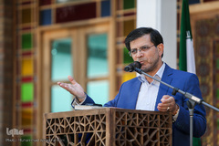 ناصر فیض در پنجمین شب شعر حریم آهو