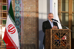 سعید اوحدی رئیس سازمان فرهنگی هنری شهرداری تهران در پنجمین شب شعر حریم آهو