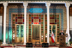 سعید اوحدی رئیس سازمان فرهنگی هنری شهرداری تهران در پنجمین شب شعر حریم آهو