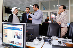 بازدید مصطفی بروجردی سفیر جمهوری اسلامی ایران در تونس از خبرگزاری ایکنا