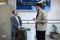 بازدید رضا طباطبایی شفیعی،سفیر ایران در بولیوی از کانون خبرنگاران افتخاری ایکنا (نباء)